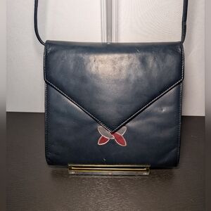 Kurt Geiger Navy Crossbody Bag with Red Accent